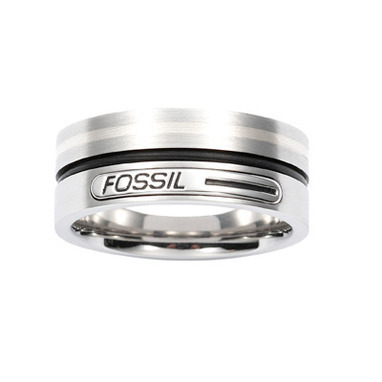 Fossil JF82708 stalen ring
