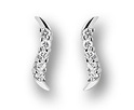 Huiscollectie 1008012 Silver earrings