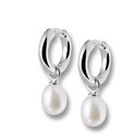 Huiscollectie 1305790 Silver Earrings with Pearl