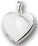 Huiscollectie 1005551 Silver heart medallion
