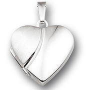 House collection 1014521 Silver heart medallion