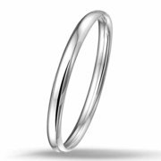 Huiscollectie 1001344 Silver Bangle bracelet 5 mm