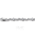 Huiscollectie 1301395 Silver bracelet with CZ
