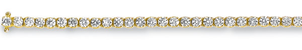 Huiscollectie 28-10-TR Bicolor gouden armband met diamant