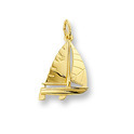 Huiscollectie 4002145 Golden charm sailboat