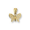 Huiscollectie 4008824 Gouden bedel vlinder 1