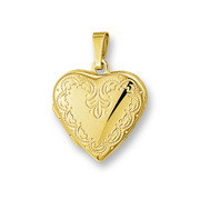 Huiscollectie 4005936 Golden medallion heart