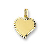 Huiscollectie 4006165 Gouden graveerplaat hartvormig 1