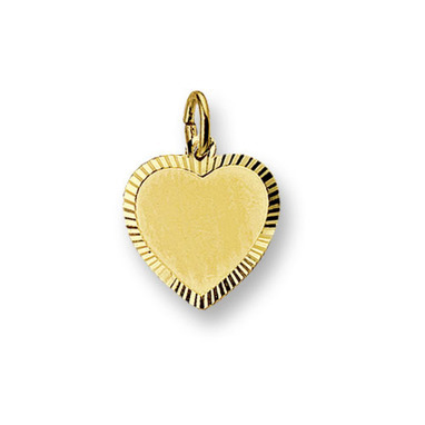 Huiscollectie 4006166 Gouden graveerplaat hartvormig