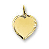 Huiscollectie 4006169 Gouden graveerplaat hartvormig 1