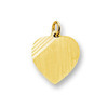 Huiscollectie 4006173 Gouden graveerplaat hartvormig 1