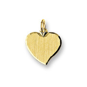 Huiscollectie 4006175 Golden engraving pendant heartshaped