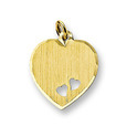 Huiscollectie 4006180 Golden engraving pendant heartshaped