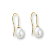 Huiscollectie 4010650 Golden Pearl earrings