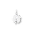 Huiscollectie 4100697 Whitegold charm four leave clover
