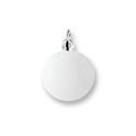 Huiscollectie 4101808 Whitegold Engraving pendant round