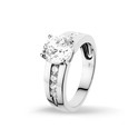 Huiscollectie 4101841 Whitegold CZ ring