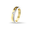 Huiscollectie 4204844 Bicolor gouden ring met 0.068 crt 1