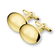 Huiscollectie 4006419 golden cufflinks  oval shaped