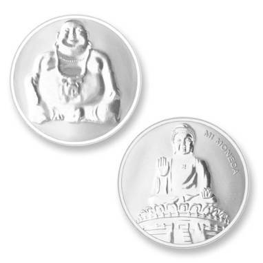 Mi Moneda Buddha silver Buddha silver munt