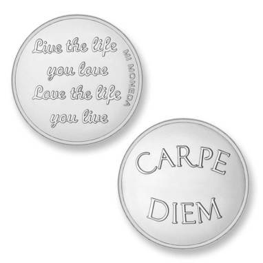 Mi Moneda Love - Carpe Diem silver Love - Carpe Diem silver munt