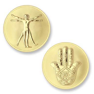 Mi Moneda Da Vinci - Hand gold Da Vinci - Hand gold munt