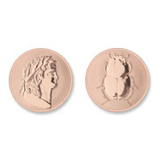 Mi Moneda Roman - Scarabee rose Roman - Scarabee rosegold coin