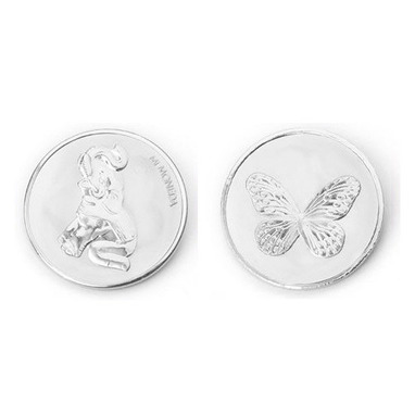 Mi Moneda Lucky elephant - Butterfly silver Lucky elephant - Butterfly silver munt