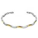 Boccia 0370-02 goldplated titanium bracelet