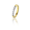 Huiscollectie 17-14-TR Bicolor gouden ring met diamant 1