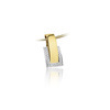 Huiscollectie 19-05-TR Bicolor gouden hanger met diamant 1