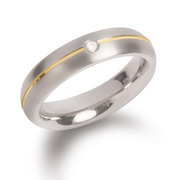 Boccia 0130-06 ring with diamond