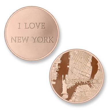 Mi Moneda Del Mundo - New York rose Del Mundo - New York rose munt