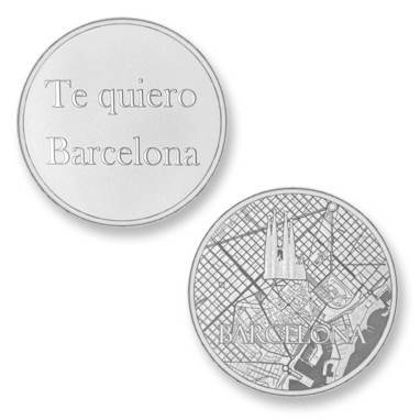 Mi Moneda Del Mundo - Barcelona silver Del Mundo - Barcelona silver munt