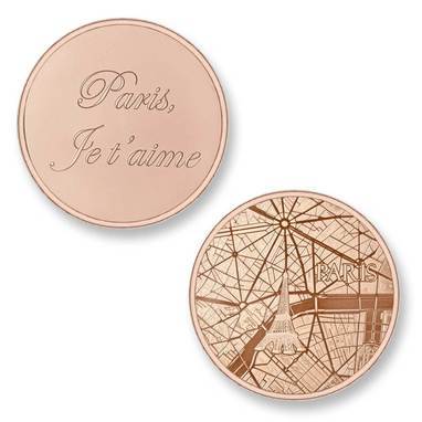 Mi Moneda Del Mundo - Parijs rose Del Mundo - Parijs rose munt