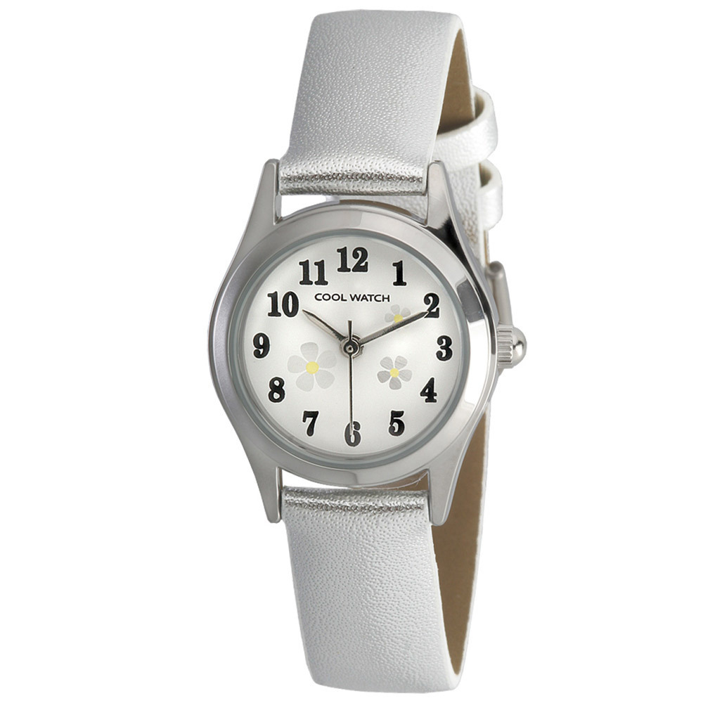 coolwatch-cw920053-horloge-little-flower-silver-metallic