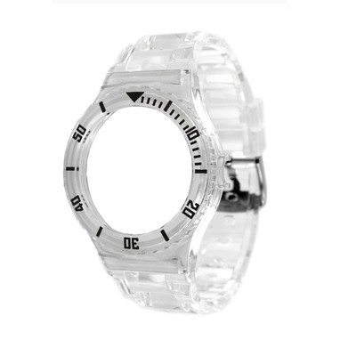 Meye Watch MW.CBB.SH.TR Transp shiny 43 mm horloge