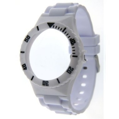 Meye Watch MW.CBB.SH.WH White shiny 43 mm horloge