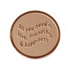 Quoins QMOZ-01-R All you need is love, friendship and happiness munt 2