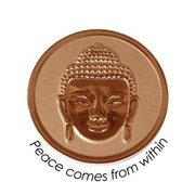 Quoins QMOZ-04-R Peace comes from within coin