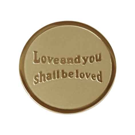 Quoins QMOZ-05-G Love and you shall be loved munt