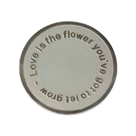 Quoins QMOZ-06-E Love is the flower you've got to let grow munt