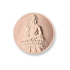Mi Moneda MON-BUD-03-XS Buddha rosegold munt XS