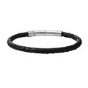 Fossil JF00510797 braided leather bracelet