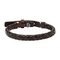 Fossil JA5932716 braided leather bracelet