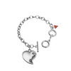 Guess UB306500 Heart charm silver armband 1