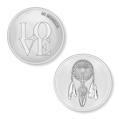 Mi Moneda MON-LOV-01 Love and Dreamcatcher silver