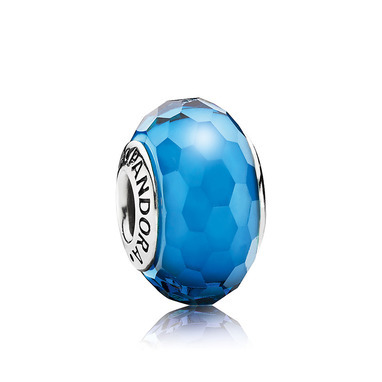 Pandora 791607 Turquoise Faceted Glass