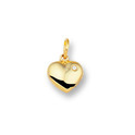 Huiscollectie 4014853 Gold pendant heart with zircon