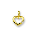 Huiscollectie 4016131 Gold pendant heart